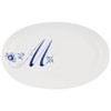 Royal Copenhagen 1028172 Blue Fluted Plain Alphabet Plate Plate "M"