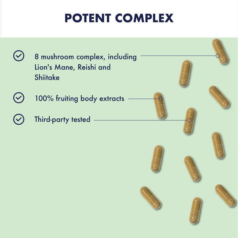 Higher Nature - Mushroom Vitality - Mushroom Complex for Daily