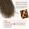Clip in Hair Extensions, 4PC 100％ Pure Protein Silk Hair