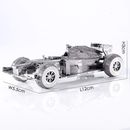 Piececool puzzles for adults 3D Puzzles 3d metal model kit for adults，Enhance focus and thinking abilities ，Self assembling advanced handicrafts for Teens-Racing-Car