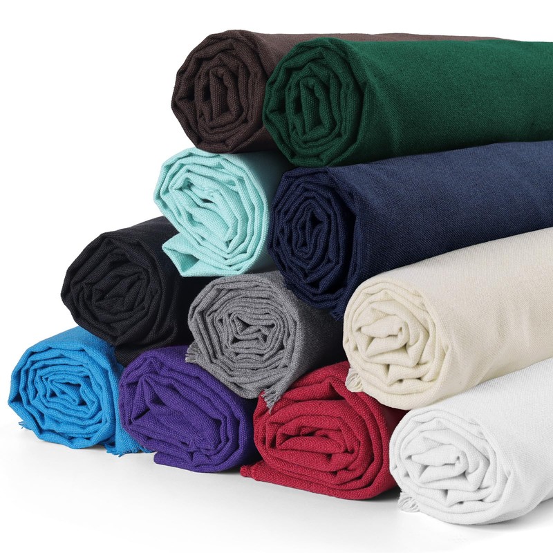 Foreate Canvas Fabric, 12oz Natural Cotton Duck Canvas Fabric by