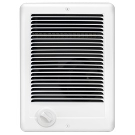 CSC152TW Electric Wall Heater Complete Unit With Thermostat, 240 Volt 1500 Watt, High Efficiency Centrifugal Fan For Fast And Quiet Heating