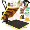 Whubefy Heat Press Machine for T Shirts 15x15 Slide Out