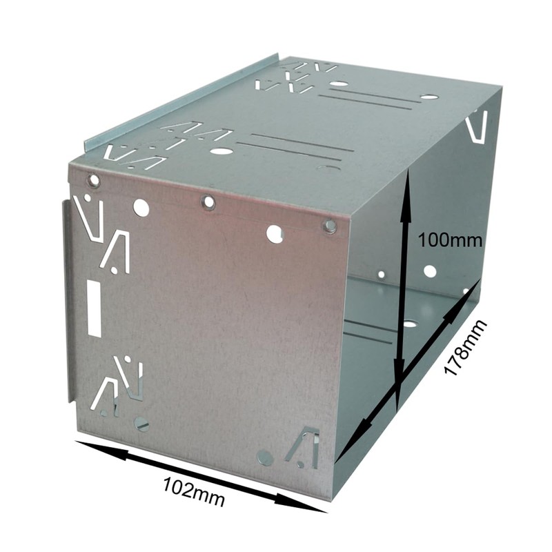 tomzz Audio 2400-055 2DIN Double DIN Metal Frame Installation Bay