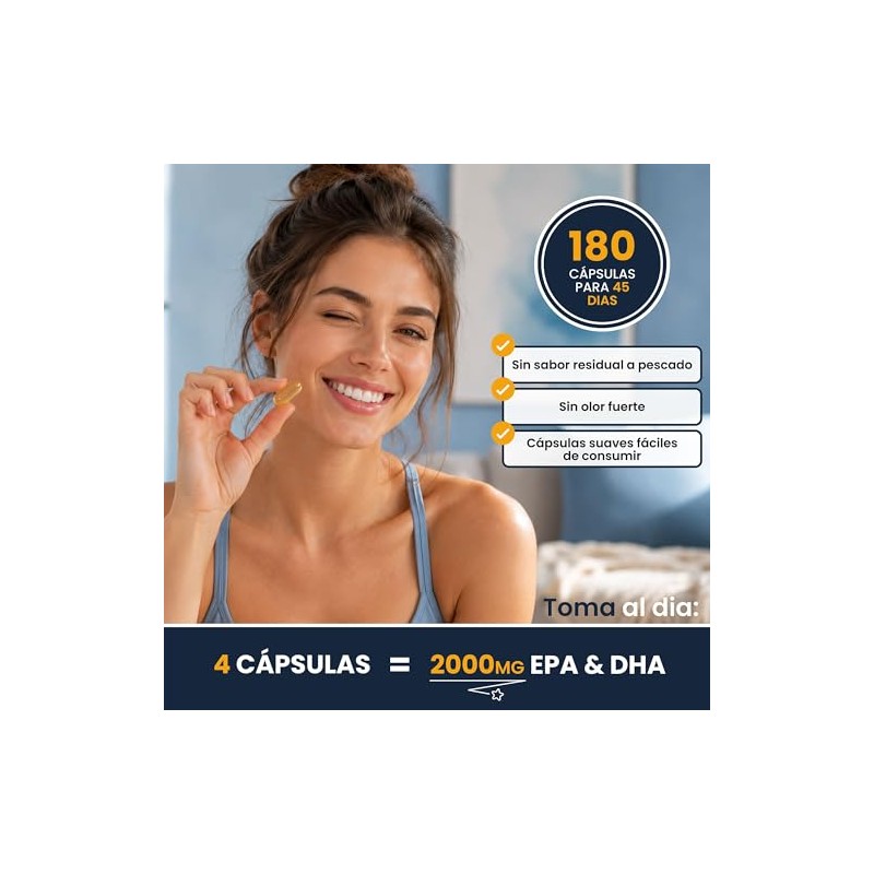 Omega 3 2000 mg EPA+DHA – 1200 EPA + 800