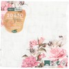 20 Lunch Napkins Peony Flowers Summer 33 cm Organic