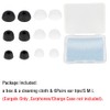 Replacement Soft Silicone Earbuds Tips Compatible with Jabra Elite 65t