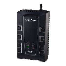 CyberPower CP800AVR AVR UPS Battery Backup and Surge Protector, 800VA/450W, 8 Outlets, Compact, UL Certified