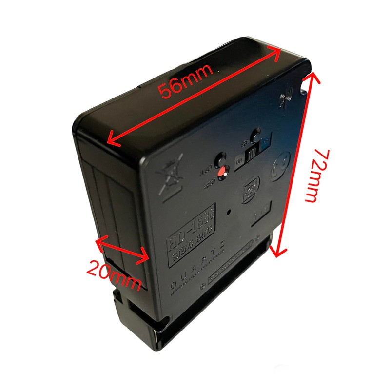 Roost Radio Clock Movement with Hand, DIY Wall Hanging, Mounting