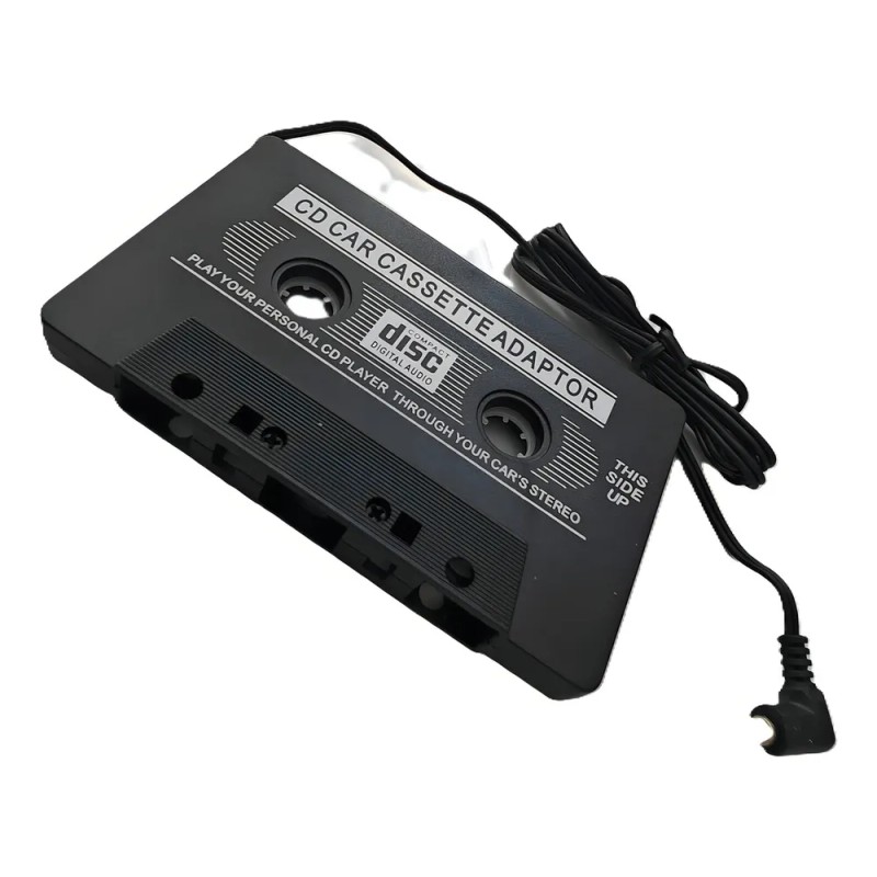 Convertidor De Cassette A Plug 3.5mm Auxilar Itek Soundlogic Negro