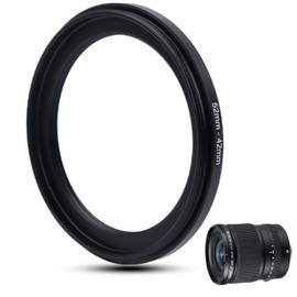 Metal Step Down Ring Filter Adapter - 52mm to 42mm - Metal Ring Step Down Rings Adapter Filter Compatible with All 42mm UV, CPL, ND, Lens Hood, Threaded Lens ect