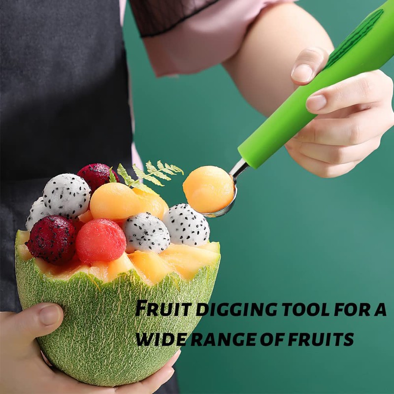3 in 1 Ball Cutter, RosyFate Watermelon Cutter, Melon Cutter