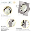 Sweet Led - LED recessed spotlight 230 V dimmable flat