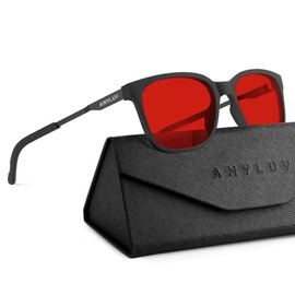 ANYLUV Blue Light Glasses for Men, Computer Gaming Glasses, Stylish Anti Eyestrain Blue Light Blocking Glasses Men