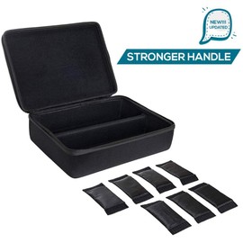 Card Game Case. Fits Cards Against Humanity Card Game. Fits up to 1650 Cards. Includes 6 Moveable Dividers.