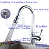 Leekayer Kitchen Sink Faucet Pull Out with Sprayer Chrome Kitchen