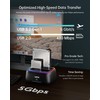 SUITOK Dual Bay SATA Hard Drive Cloner Dock USB C