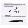 Perfect Eyebrow Set - 9 Pieces with Tweezers, Brow Pencil,