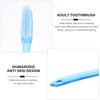 HEALLILY Hard Bristles Toothbrush Durable Practical Cleaning Toothbrush for Daily