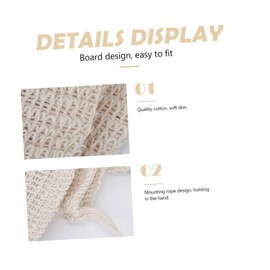 FRCOLOR Bathing Soap Saver Bag Set 10pcs Net Exfoliating Suitable for Handmade Soap Cleansing