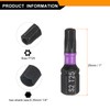 sourcing map 8pcs TT25 Torx Screwdriver Bit 1/4" Hex Shank