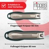 nippes Solingen Premium Nail Clippers with Nail Catcher, Green, Toenail
