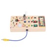 Lights Switch Board Toy Wooden Puzzle Early Education Fine Motor
