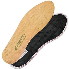 Nawemo Cedar Soles + Cinnamon Soles Velvet in Bundle for Men - The Original Premium Insoles Made of Cedar Wood and Cinnamon in Bundle - Against Sweaty Feet, Athlete's Foot and Cold Feet, Wood brown