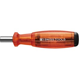 PB SWISS TOOLS 6464.RED Multicraft C6 Driver Bit Set of 8 Interchangeable Screwdriver Insider Red