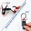 Jiozermi 10 PCS Laundry Hooks Clip, Plastic Clothes Pins, Super