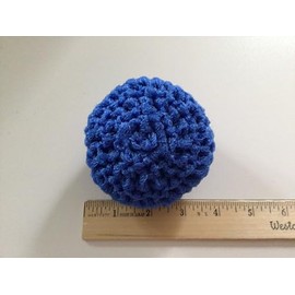 Nylon Netting Double Scrubbies Made in the USA (Royal Blue)