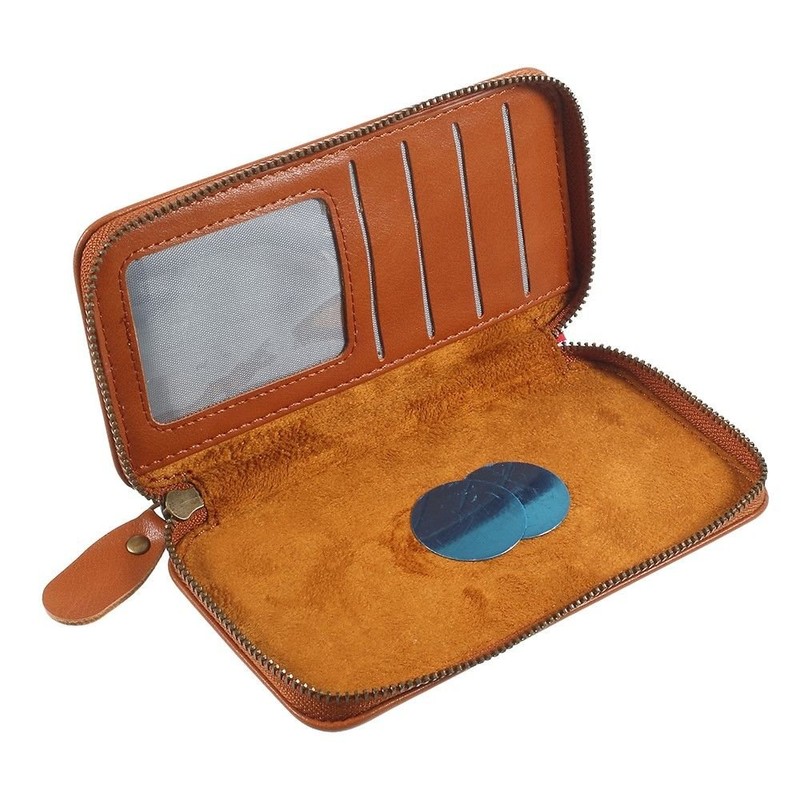 DFVmobile - Executive Wallet Case with Magnetic Fixation and Zipper