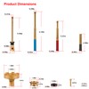 yourour RK-ADJ-PRV Rod Kit Metal Handle, Adjustable Rod with Pressure