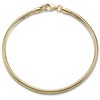 MATERIA by Matthias Wagner Women's Bracelet 925 Silver Gold-Plated Snake