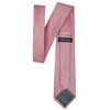 Retreez Check Textured Woven Microfiber Men's Tie Necktie - Red