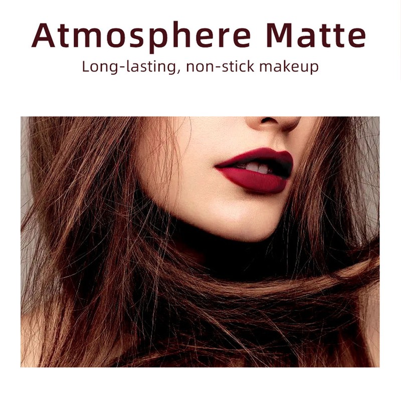 12Pcs Matte Lip Gloss Moisturizing Anti Melt Long Lasting Cream