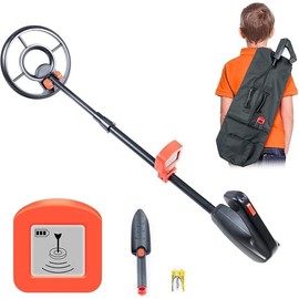 Metal Detector for Kids 8-12, Waterproof Search Coil,Safe & Easy to Use,Sound & LCD Display Results,High Sensitivity,Adjustable Stem,Beach, Backyard,Outdoor Exploration,Fun & Educational.