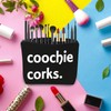 PWHAOO Coochie Corks Tampon Case Tampon Organizer Tampon Bag Funny
