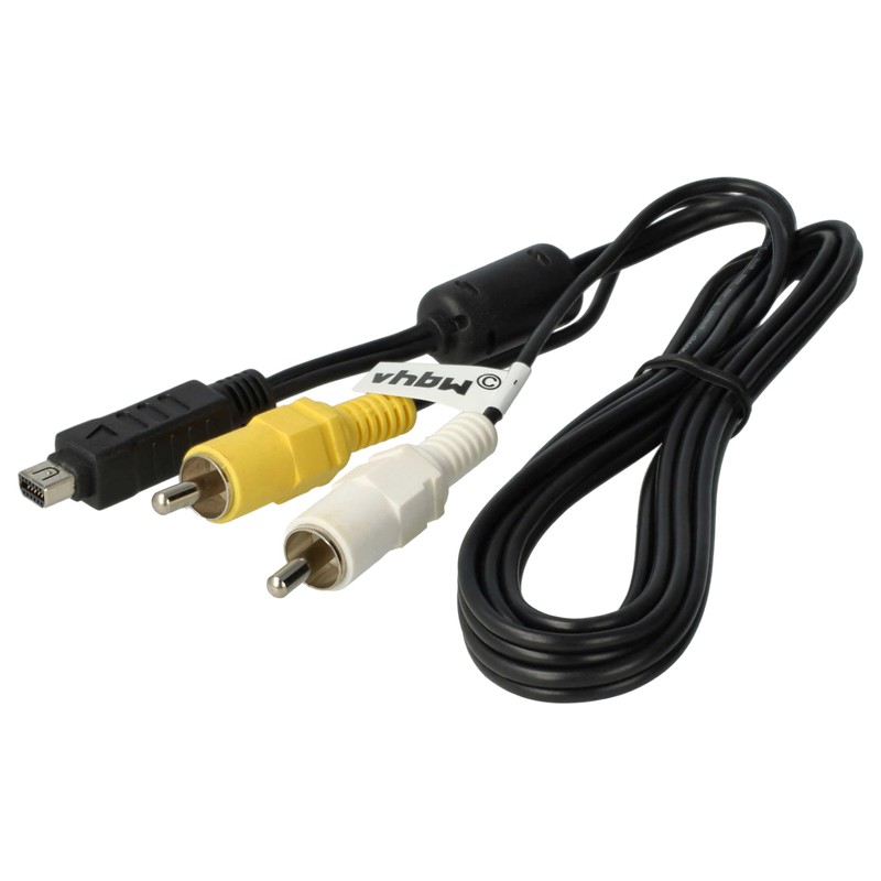 vhbw AV-CABLE suitable for OLYMPUS E-Serie, FE-Serie etc. replaces CB-USB5,