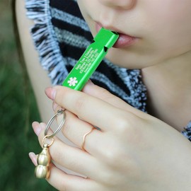Vivaday portable safety whistle | SOS medical ID keychain | compact dosage capsule | engraved info tag for travelers | suitable for hiking and camping YA6000