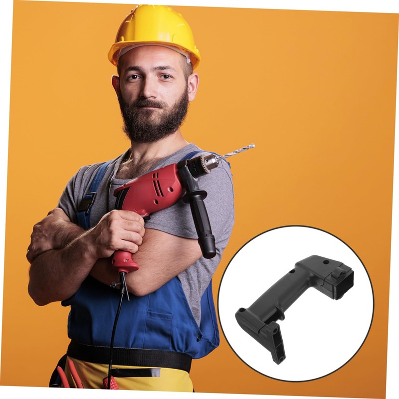 Operitacx Adjustable Plastic Electric Hammer Handle Ergonomic Side Grip for
