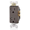 Leviton T5825 20 Amp Decora Tamper-Resistant Duplex Electrical Wall Outlet
