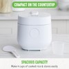 GreenLife GreenLife Digital Rice Cooker, 2 Cups Uncooked/4 Cooked Rice,