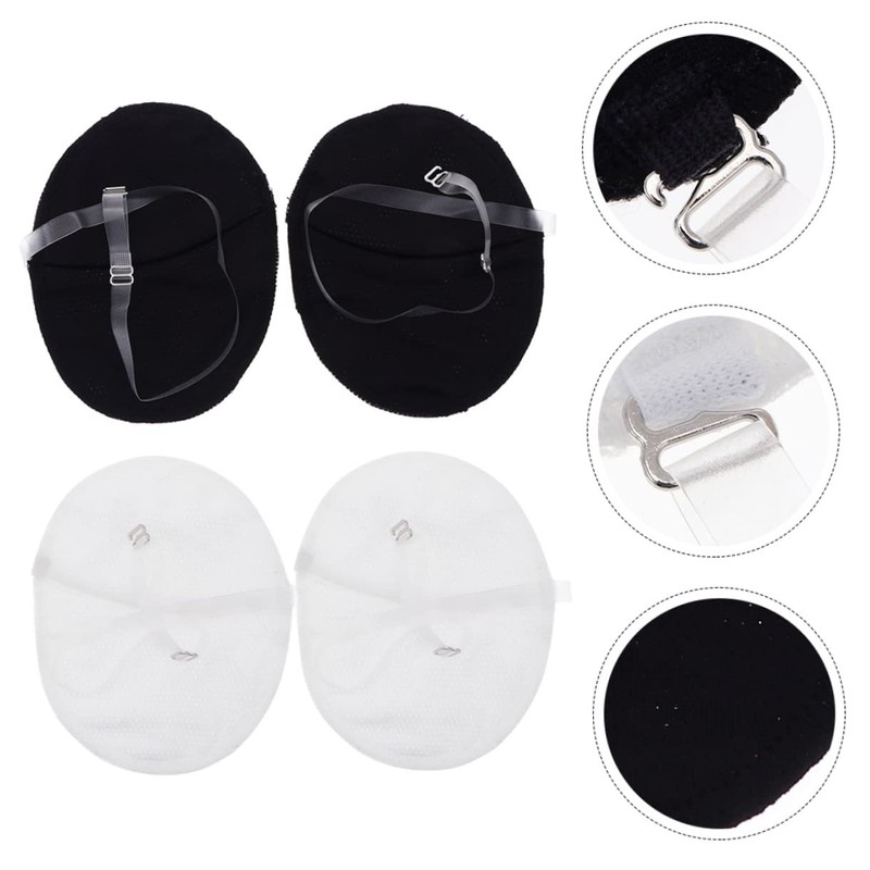 Beavorty Armpit Pads for Sweating Women 2 Pairs Reusable Underarm