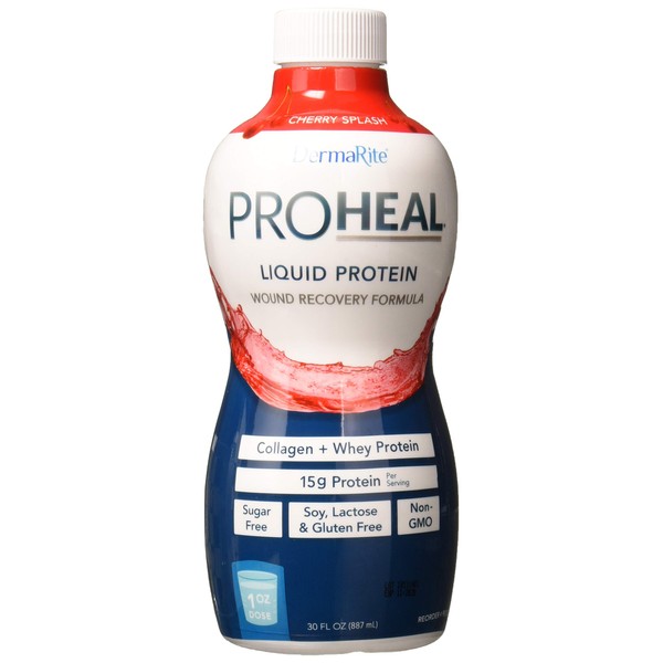 DermaRite Industries Proheal Sugar-Free Liquid Protein Supplement