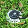 STYDDI Metal 9-Pattern Turret Lawn Sprinkler, 9 Pattern Garden Sprinkler