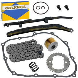 Cam Timing Chain & Guides Gasket Kit Compatible with Honda XR650L 1993-2024 XR600R 1988-2000 NX650 1988-1989