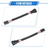 A ABSOPRO 2pcs 9006 Male to H7 Female Adapter Pigtail