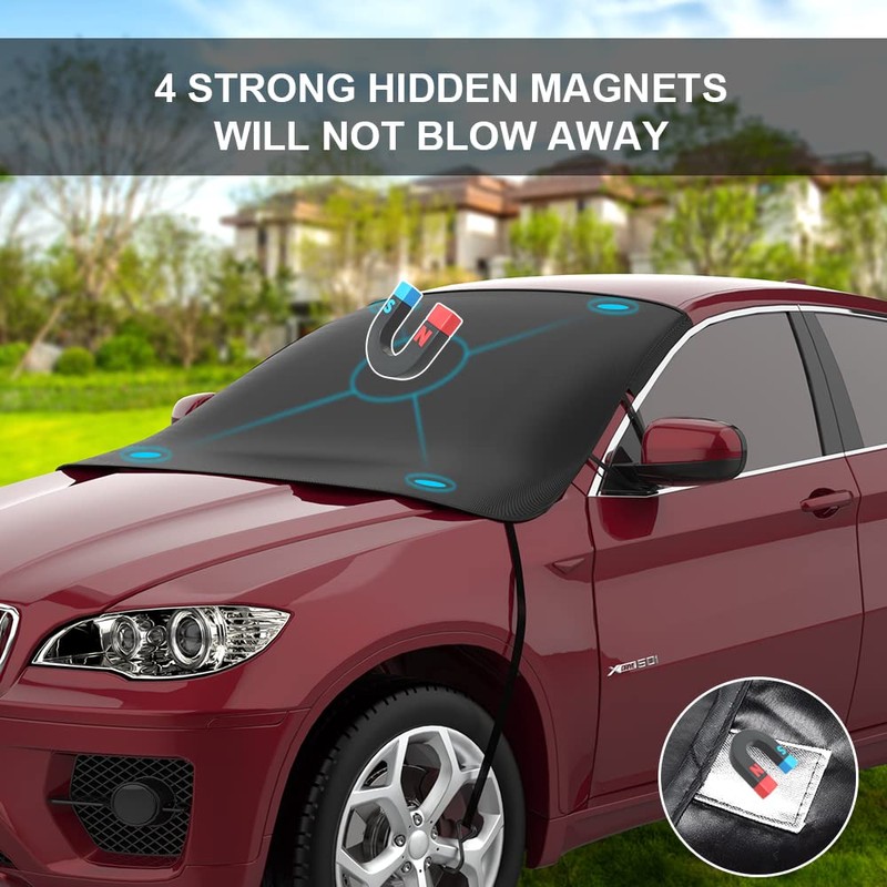 Senders Windscreen Cover, Car Windscreen Cover, Magnetic Fixing, Foldable Car