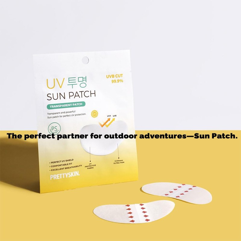 PRETTYSKIN Ultra-Thin Transparent UV Protection Patches – 0.015mm Waterproof Stickers